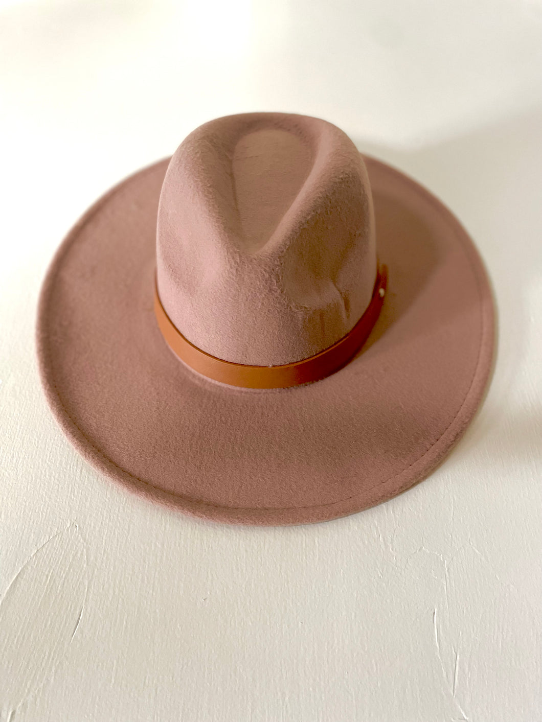 Leather Strap Fedora