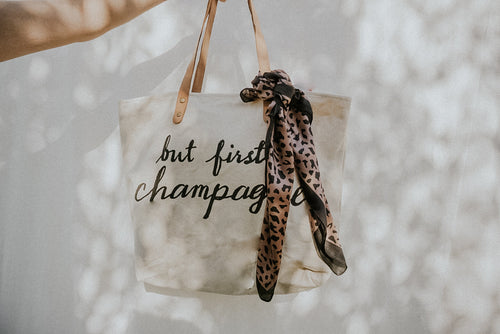 But First Champagne Tote