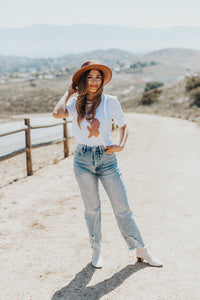 Marron Strapped Boater Hat