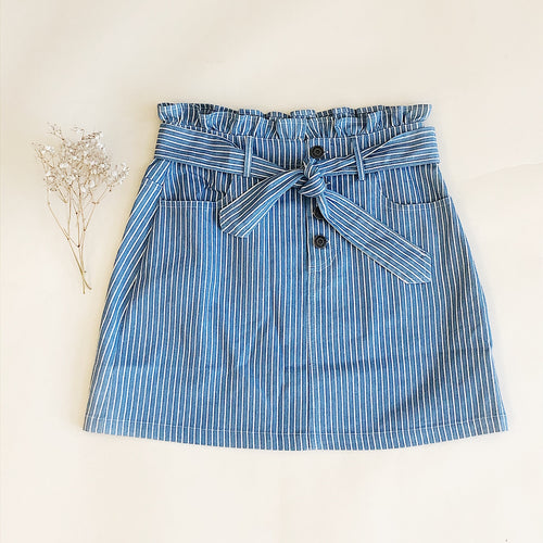 No Doubts Striped Skirt