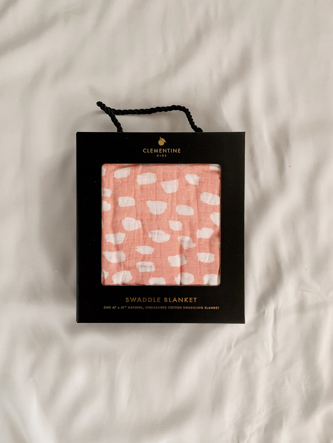 Spotted Blush Swaddle Blanket