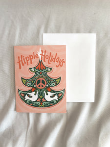 Hippie Holidays Card