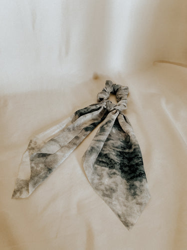 Chambray Tail Scrunchie