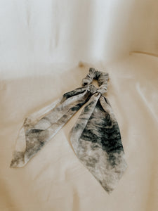 Chambray Tail Scrunchie