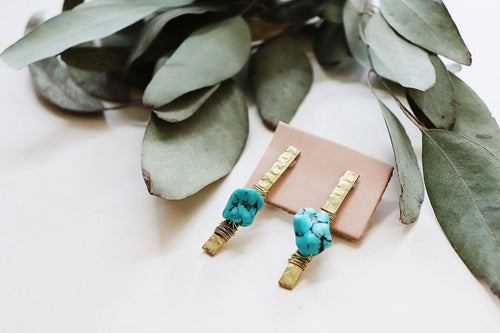 Bar & Stone Turquoise Stud