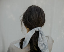 Load image into Gallery viewer, Chambray Tail Scrunchie