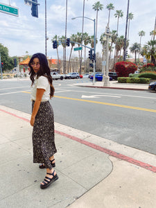 Black Floral Dress