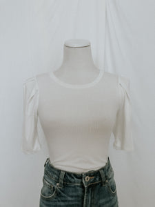 Short Puff Sleeve Top