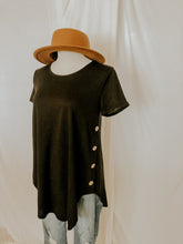 Load image into Gallery viewer, Button Up Buttercup Tunic Tee