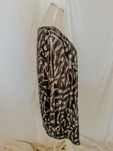 Black Blossom Velvet Dress