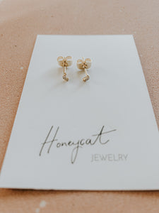 Mini Moon Crystal Studs