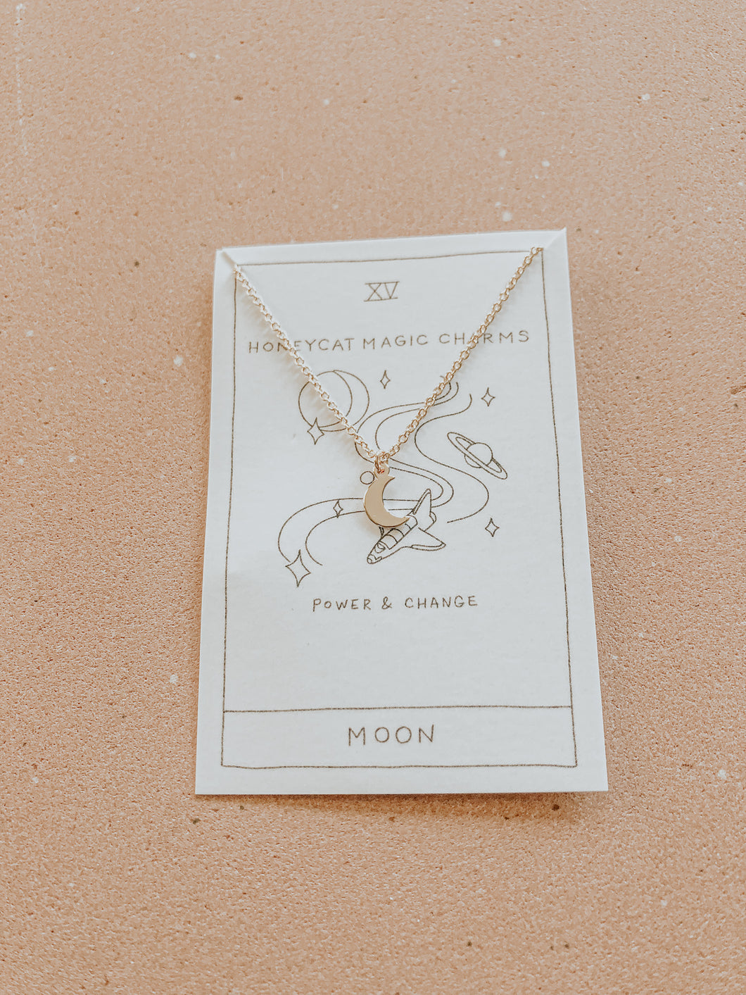 Moon Charm Neckace