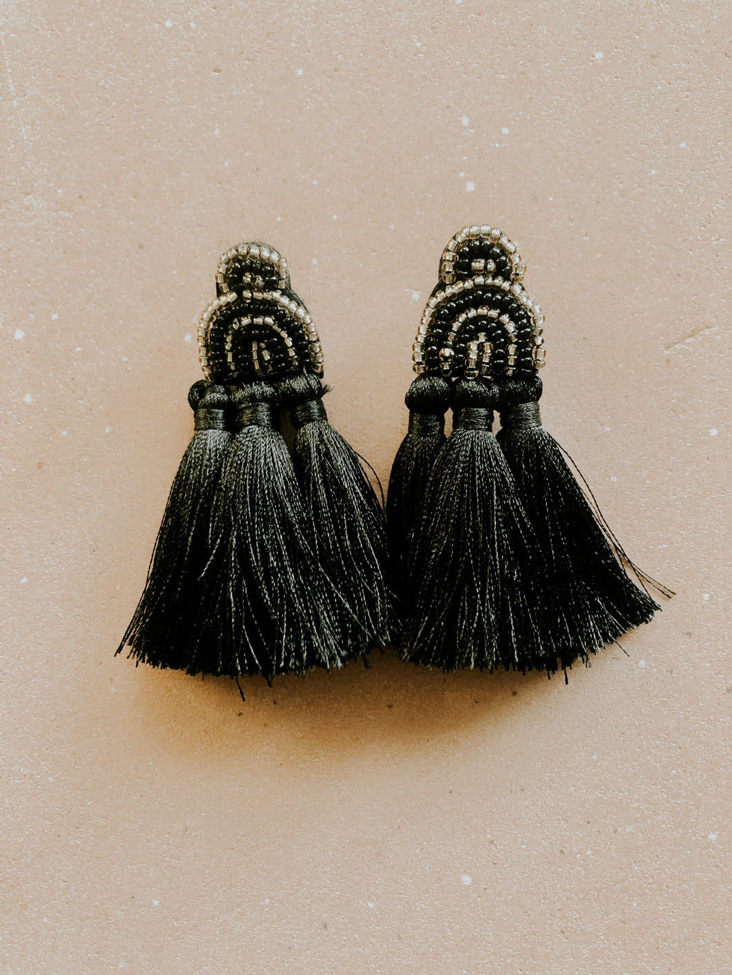 Linked Tassel Earrings