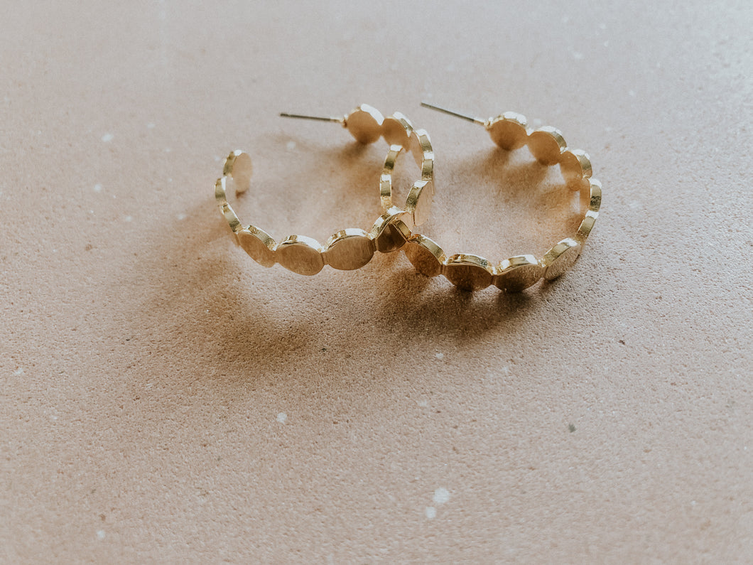 Mini Dot Hoop
