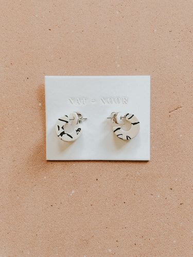 Mali In Marble Earring