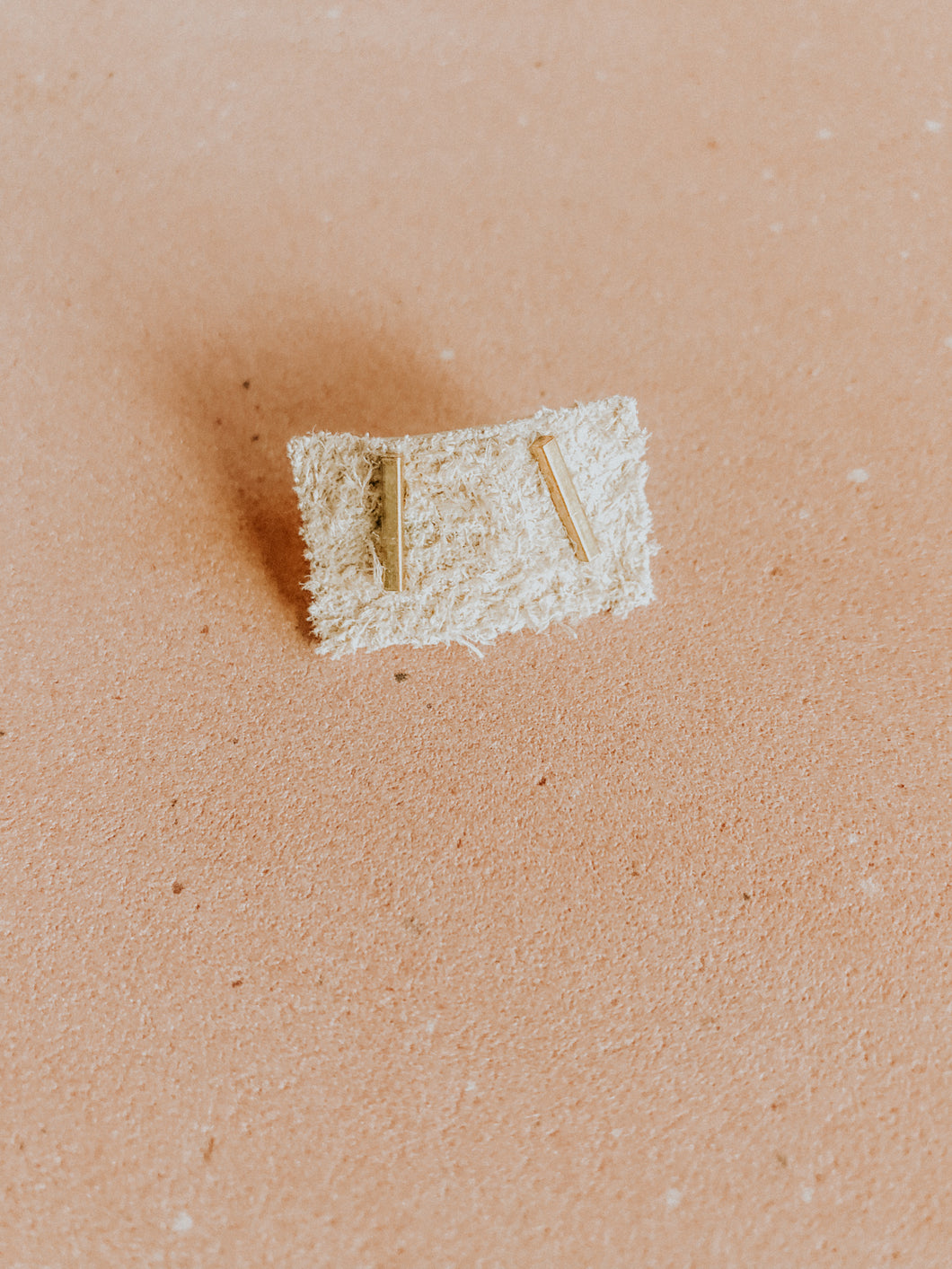 Gold Bar Earrings