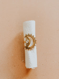 Zane Moonstone Ring