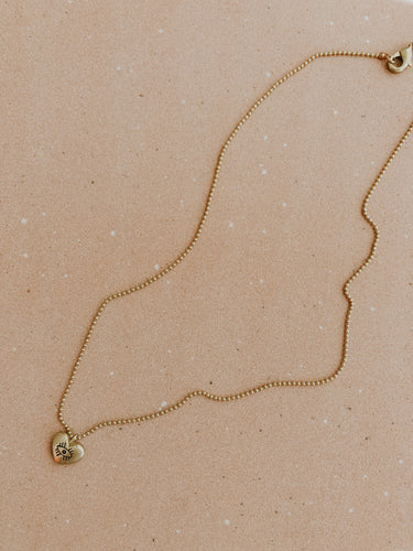Evil Eye Heart Necklace