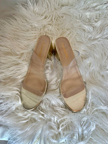 Clear Strap Heel