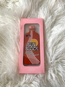 Sun Block Silicone iPhone Case