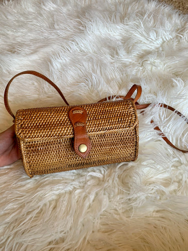 Summer Straw Shoulder Bag