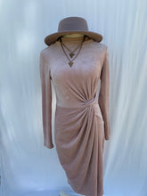 Load image into Gallery viewer, Dusty Pink Velvet Dress