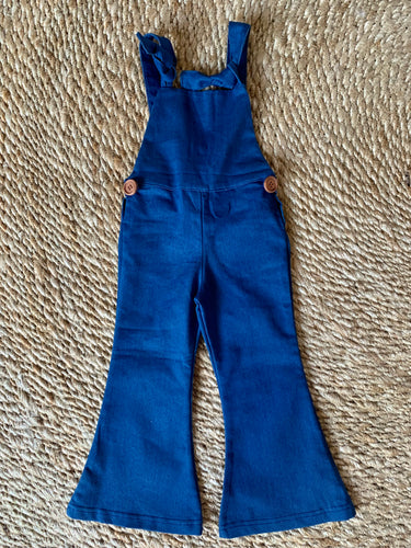 Girls' Bellbottom Overalls
