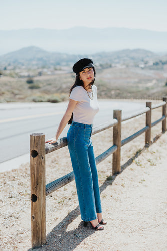 Culotte Denim Pants