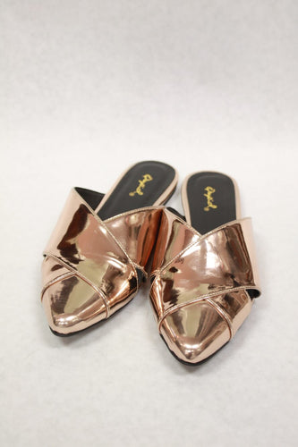 Rose Gold Swirl Slides - Birdie Boutique